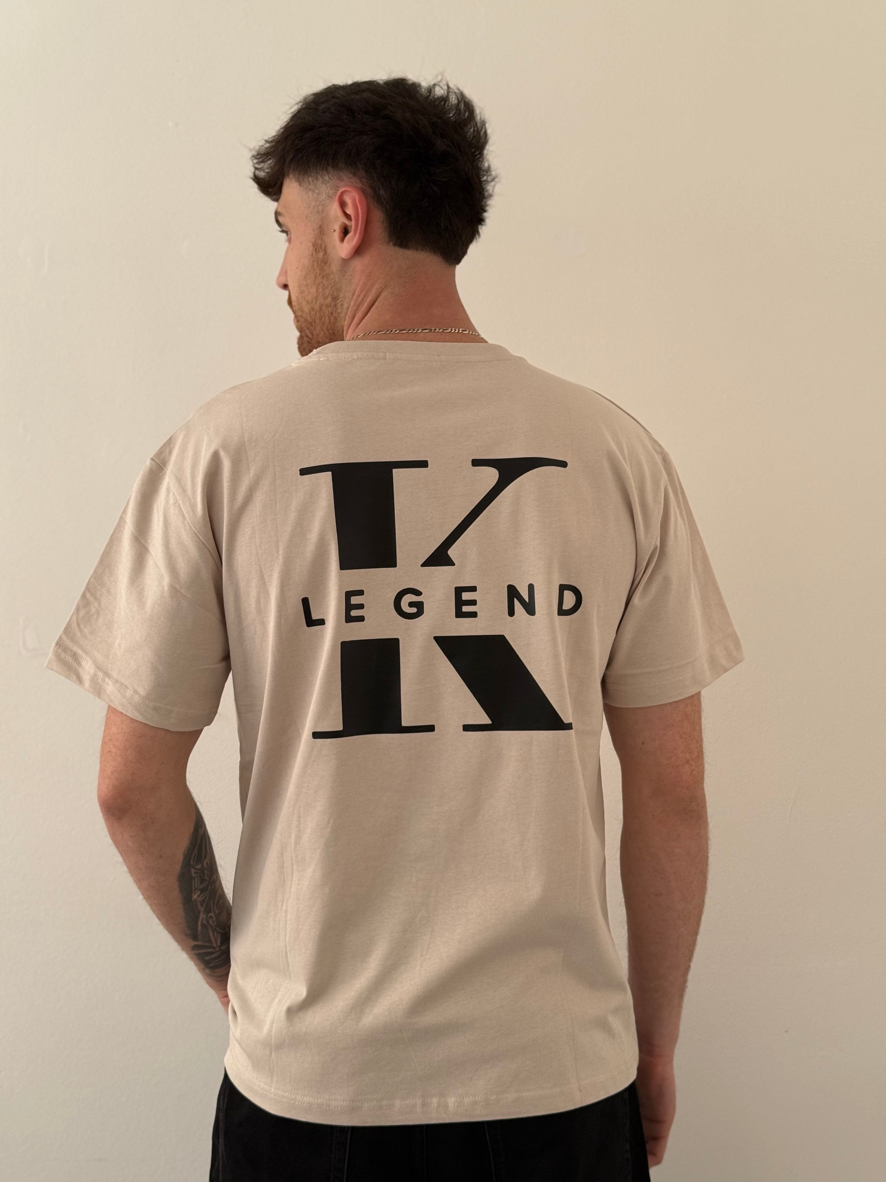 CAMISETA OVERSIZE BEIGE - K-LEGEND COLLECTION